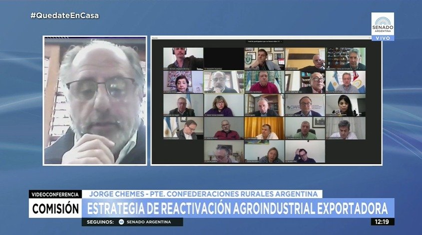 Lee más sobre el artículo El CAA presentó la “Estrategia de Reactivación Agroindustrial Exportadora, Inclusiva, Sustentable y Federal” en la Comisión de Agricultura, Ganadería y Pesca de la Hon. Cámara de Senadores de la Nación.