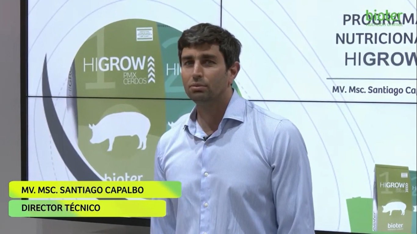 Lee más sobre el artículo Bioter presentó su nuevo programa de nutrición HIGROW, para cerdos en etapa de engorde