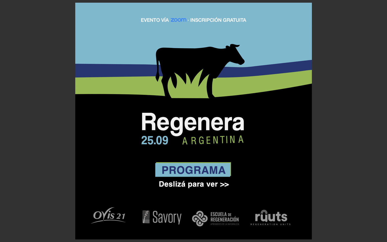 Lee más sobre el artículo Se acerca una edición especial del taller Regenera, en esta ocasión a nivel nacional. Una excelente oportunidad para conocer el manejo holístico en todo el país.