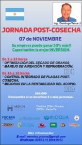 Lee más sobre el artículo JORNADA POST-COSECHA